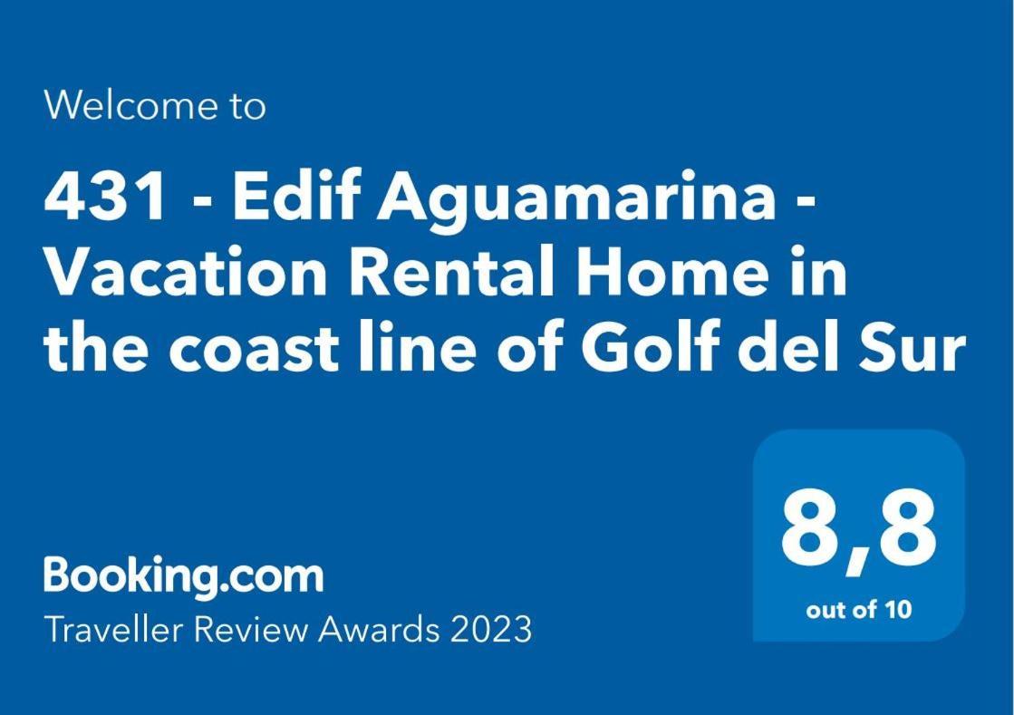 431 - Edif Aguamarina - Vacation Rental Home In The Coast Line Of Golf Del Sur San Miguel de Abona Bagian luar foto