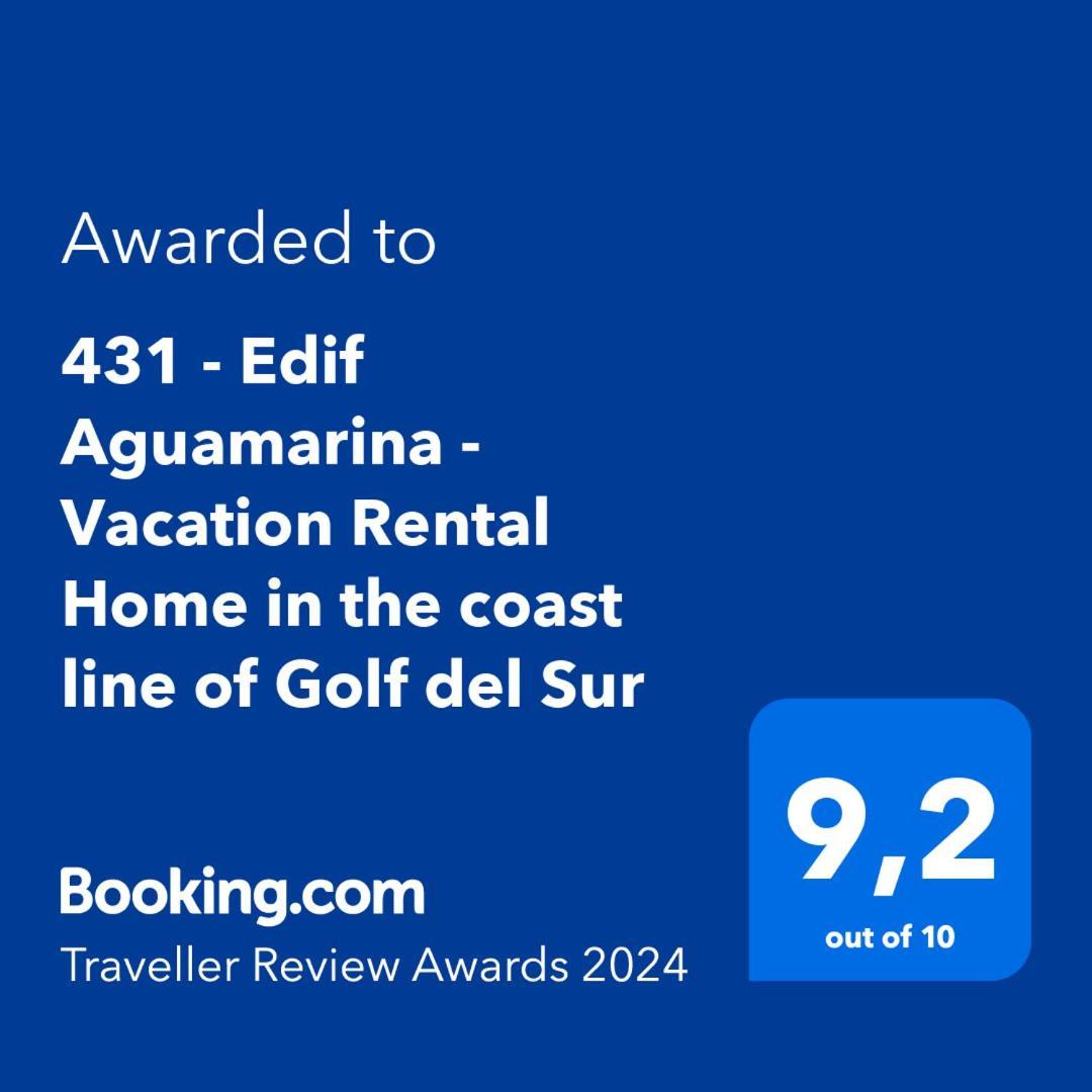 431 - Edif Aguamarina - Vacation Rental Home In The Coast Line Of Golf Del Sur San Miguel de Abona Bagian luar foto